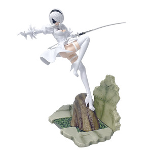 24CM Nier Automata Anime Figuras <span class=keywords><strong>YoRHa</strong></span> No. <span class=keywords><strong>2</strong></span> Type B Figurine Animation Dérivés En Plastique Statue Modèle Jouet Poupée Anime Figure - Product Image 5