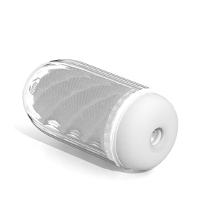 Giocattolo del sesso della tazza della masturbazione della masculina del masturbatore di sensibilità morbida trasparente per il masturbatore maschio - Product Image 2