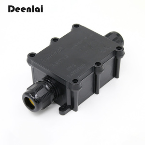 Deenlai FSH713 ثنائي الاتجاه في الهواء الطلق مقاوم للماء الضميمة 2-سلك 2-القطب M25 موصل مع 3P محطة كتلة - Product Image 1