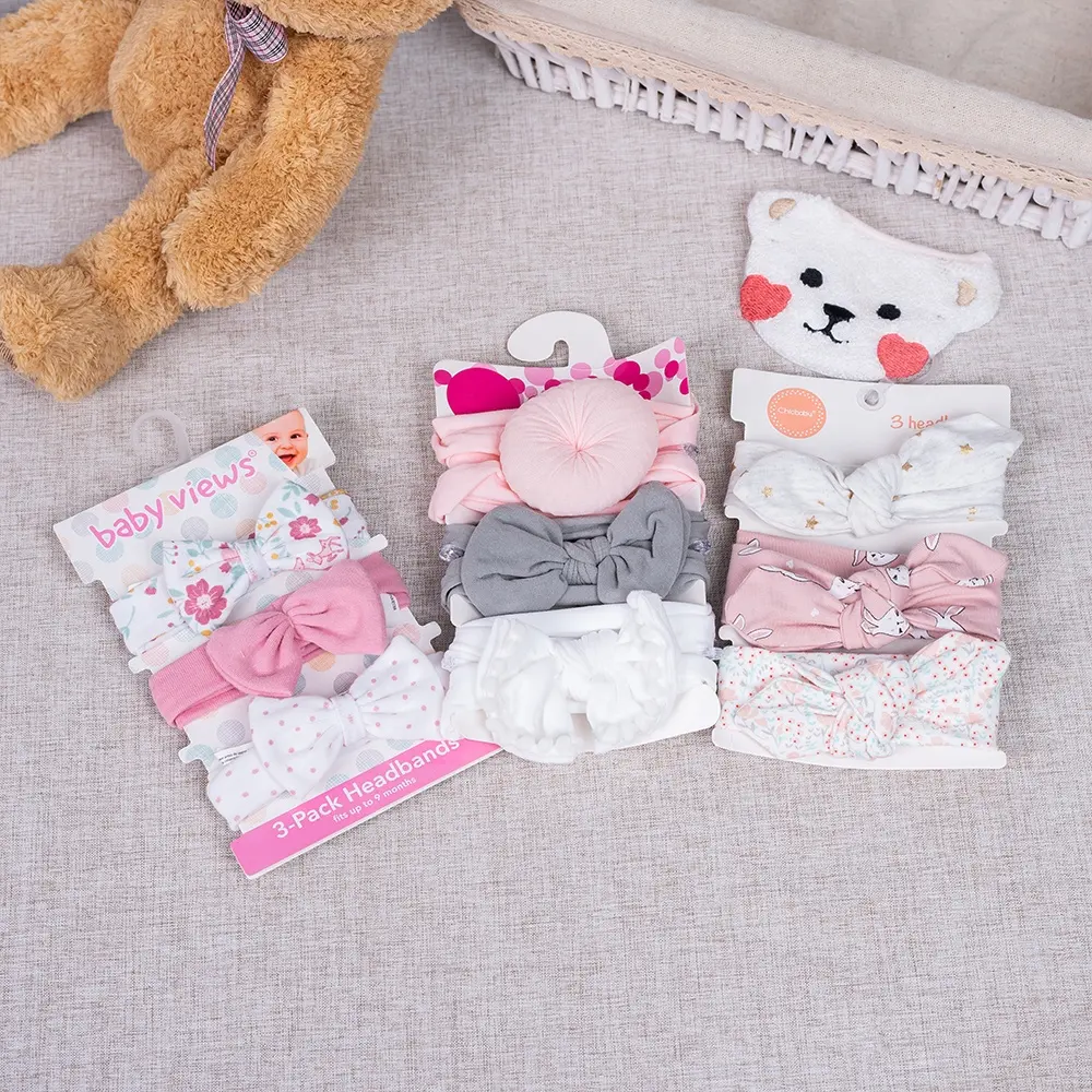 Tùy chỉnh bông bé Headband giá rẻ bán buôn bé Bow Headband cho bé