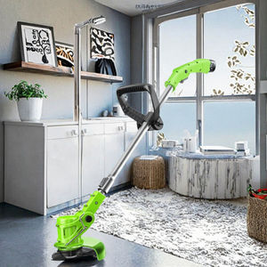 Tondeuse à gazon électrique industrielle rechargeable haute puissance 2 temps, motorisée par batterie, avec moteur en acier, petit outil de désherbage et de coupe - Product Image 3