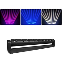 Barre LED RVBW 10x40W à faisceau mobile, éclairage de scène à effet rideau matriciel, lampe de balayage ponctuel pour DJ, discothèque, mariage