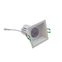 Plafonnier 3CCT IP44 90mm Durable 7W COB LED MR16 Spot Modulaire avec Boîtier J-Box