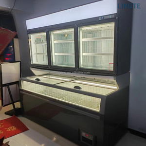Congélateur et Réfrigérateur Combinés Muraux pour Supermarché, Nouveau Design, Vitrine Double Température SL-125Z, Congélateur Vertical pour Viande - Product Image 5