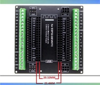 ESP32 papan Breakout 3 jenis Output, ekspansi jarak Terminal 3.5mm untuk ESP32-DevKitC ESP-WROOM-32