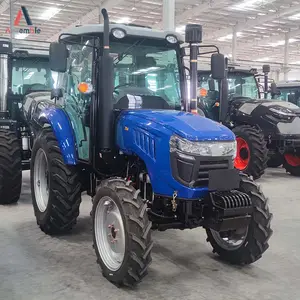 70hp 75hp 80hp 85hp 90HP 100hp A/C cabina almacén tractor granja tierra tractores para la venta