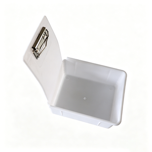 Boîte de rangement carrée en plastique multicolore personnalisable avec logo pour prothèses dentaires, support pour clips dentaires, bac de travail dentaire - Product Image 5