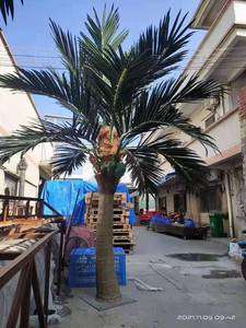 Ornements de jardin, arbre artificiel d'extérieur, palmier artificiel <span class=keywords><strong>Tropical</strong></span>, cocotier artificiel pour la décoration - Product Image 2