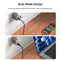 Câble de charge magnétique 3 en 1 240W 5A Super Fast Charge, câble de données magnétique tressé en nylon de type C pour téléphone portable, ordinateur portable