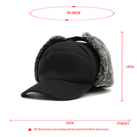 Cálido estilo de tropa rusa Bomber Aviator Fur Winter Trapper Hunter Sombreros de caza con máscara a prueba de viento Proveedor de sombreros