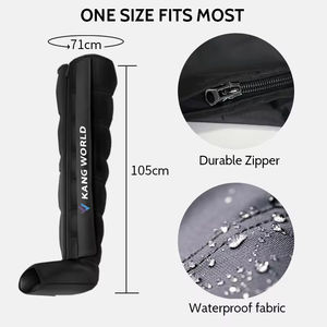 Botas de Compresión de Aire Inteligentes de 8 Zonas, Venta al Por Mayor de Fábrica, Logotipo Personalizado, Circulación Rápida, Relajación Muscular, Alta Calidad, Soporte OEM ODM - Product Image 4