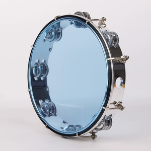 Tambourin transparent réglable de 10 pouces, tambourin à main avec grelots métalliques, jouet de percussion pour enfants - Product Image 5