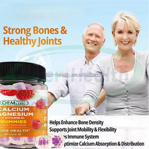 Gomitas de Calcio, Magnesio, Zinc y Vitamina B12 Ausreson, Vitaminas Dietéticas y Suplemento en Gomitas de Calcio, Magnesio, Vitamina D3 y K2 - Product Image 3