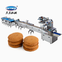Machine d'emballage fluide pour barres de chocolat/biscuits/gâteaux entièrement automatique