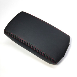 Cubierta de reposabrazos para Hyundai Elantra, de microfibra negra, tapa de almacenamiento para consola central, tipo funda directa, accesorio de modificación - Product Image 2