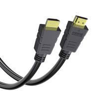 Câble HDMI haute vitesse 4K 60Hz 18Gbps HDCP 2.2 ARC plaqué or, cordon vidéo pour téléviseur, projecteur, moniteur de jeu