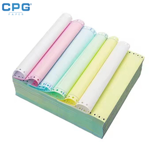 Papel autocopiativo de 4 capas, papel para computadora de 50 g/m², papel NCR para formularios continuos multiparte para computadora - Product Image 1