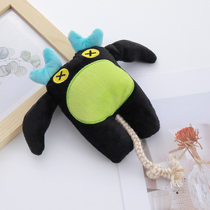 Jouet à mâcher en peluche pour chien, corde en coton, monstre marin, résistant aux morsures, pour chat et chiot, pour le nettoyage des dents, fournitures pour animaux de compagnie, vente en gros - Product Image 6