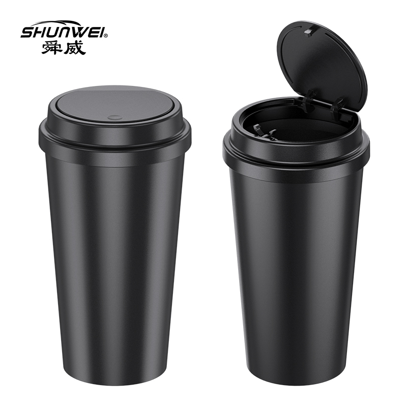 680ml ABS Car Trash Can with
