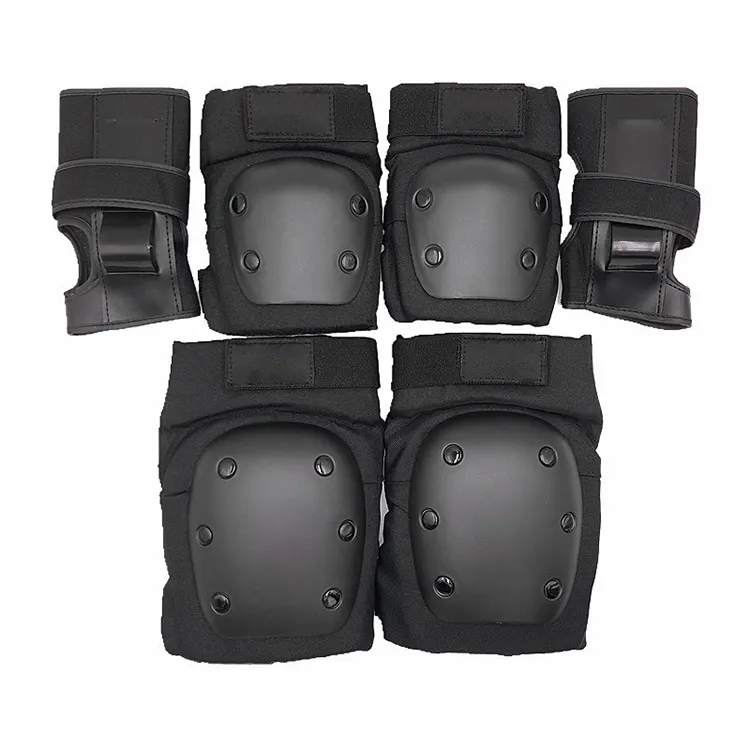 Kids Adult 6PCS Adjustable Sports Protective Gear Set for Cycling Roller Skating Safety Support Guard Pad Set Equipment