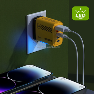 Chargeur <span class=keywords><strong>rapide</strong></span> pour téléphone portable 240W, <span class=keywords><strong>charge</strong></span> <span class=keywords><strong>rapide</strong></span> USB-<span class=keywords><strong>C</strong></span> PD 240W, 5 ports USB <span class=keywords><strong>Type</strong></span> <span class=keywords><strong>C</strong></span>, chargeur GaN QC3.0, adaptateur de voyage avec lumière LED - Product Image 4