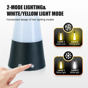 Ventilateurs anti-mouches personnalisables en gros pour tables, rechargeables par Type-C et avec crochet, pour restaurants et cafés en extérieur - Product Image 4