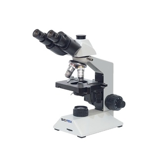 Microscopio Biológico SCITEK con Cabezal Trinocular, Pantalla LCD y Sistema Óptico Finito para Laboratorio - Product Image 1