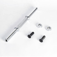 Poignée de haute qualité en Chrome molletonné, accessoires de Fitness, barre d'haltère