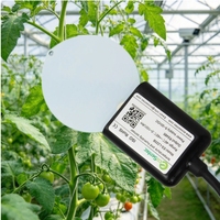 Detektor Kelembapan Permukaan Daun ES-S225B Sensor Suhu Kelembapan Daun Meniru Permukaan Daun untuk Pertanian Rumah Kaca