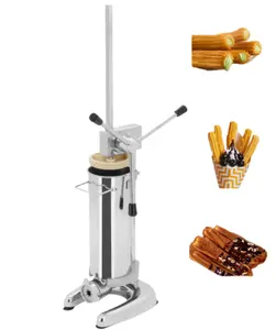 Máquina de llenado de Churros, equipo de aperitivos, fabricante al por mayor, 3L, Manual, Español