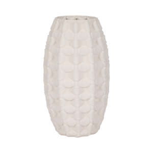 Vaso Moderno in Porcellana a Forma Ovale, Vaso per Fiori in Ceramica Bianca per Soggiorno, Arredamento Casa, Camera da Letto, Stile Vanità - Product Image 1