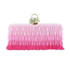 Rectangle White <b>Table</b> Skirting Designs <b>Table</b> Skirt <b>Table</b> - Product Image 2