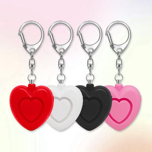 125dB altavoz extra fuerte en forma de corazón al <span class=keywords><strong>por</strong></span> <span class=keywords><strong>mayor</strong></span> personalizado de moda sonido seguro dispositivo de alarma de seguridad personal llavero personalizado para mujeres - Product Image 1