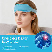 Casquette de soulagement de la migraine et des maux de tête personnalisée de haute qualité, en nylon durable, avec poche à glace en gel réutilisable, compresses froides et chaudes