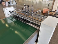 Machine automatique d'assemblage de carton, machine à rainurer les cloisons en carton ondulé avec support de collecte de papier