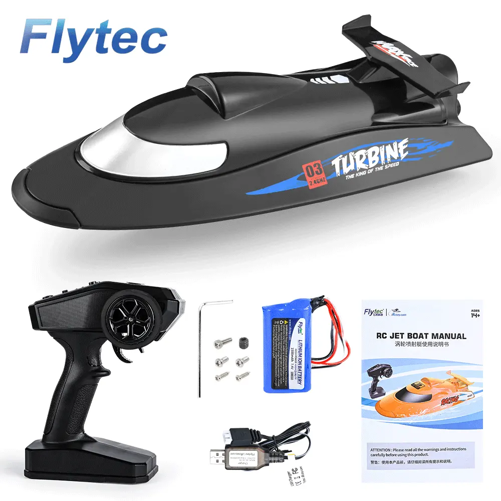 Flytec V009 2.4GHz Remote Control Wireless 30km High Speed RC Electric Jet Pump Boat Remote Control Toys