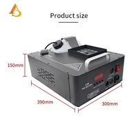 Machine à fumée AICPOSE de haute qualité 1200W RGB 1500W avec LED pour scène, mariage, discothèque