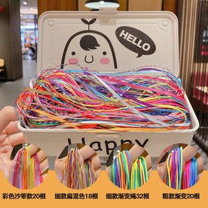 2023 couleur corde fête faits saillants Extensions de cheveux tressés cheveux strie synthétique postiches Dreadlocks cheveux accessoires - Product Image 3