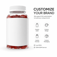 Gummies de collagène marin pour la régénération de la peau 1000mg par portion Vitamine C Biotine HA Pectine Sans sucre 60 flacons