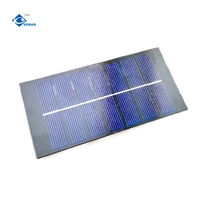 Panneaux solaires en verre laminé 260 mA, mini panneau solaire intelligent 3,5 V 0,9 W, chargeur de panneau solaire miniature extérieur ZW-11858-G