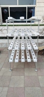 Tube vertical hydroponique de qualité alimentaire en PVC NFT avec trous pour serre agricole de tomate