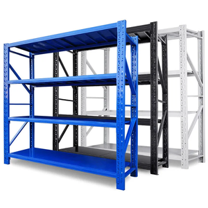 쉽게 조립할 수 있는 차고 보관 선반 4단 롱 스팬 선반 세트 - Product Image 1