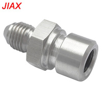 Raccord de frein en acier inoxydable AN4 à M10x1.25, joint hydraulique multi-usage pour frein, pompe à huile turbo, direction assistée et ligne de refroidissement