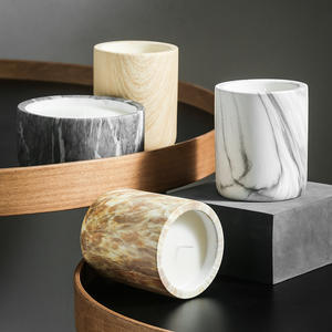 Tarro de vela de alta capacidad, contenedor de cerámica rellenable, tarros de vela de lujo - Product Image 2