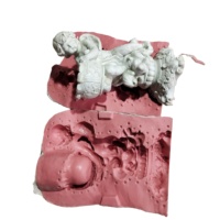 Vente directe en plastique jardin Sculpture ciment et caoutchouc moules béton Statues Pot de fleur moule pour fibre de verre Silicone matériel