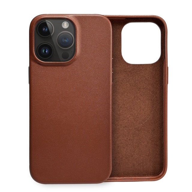 WOWCASE High Quality Genuine Leather Wallet Magnetic Phone Case Luxury Real Leather Phone Cover 14 15 Pro Max for Iphone 10pcs
