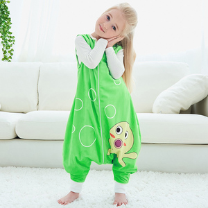 MICHLEY otoño verde sin mangas de dibujos animados pulpo niños camisones - Product Image 4