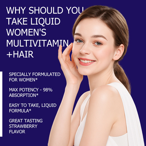 Factory Wholesale Women's Multi-Vitamin Hair Growth Oral Liquid Contains Collagen&L-Glutathione Formulated for Women Immunity - Product Image 3