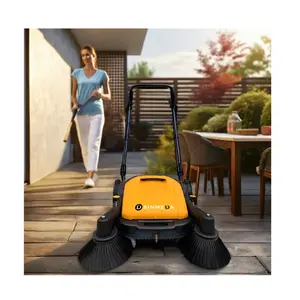 Wholesale Customized Household Hand Push Floor Sweeper Plastic Floor Sweeper New Components-Motor Engine Stain Cleaner