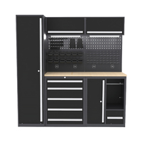 Chariot d'armoire à outils d'atelier en acier réglable au meilleur prix ensemble complet de boîte à outils pour la finition de revêtement de poudre de mécanique de bureau